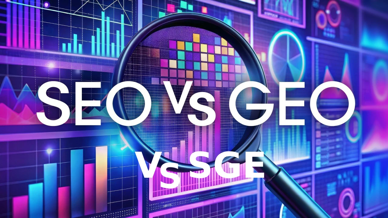 تفاوت SEO با SGE و GEO چیست؟